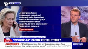 Les excuses de Caroline Cayeux, après ses propos sur les personnes homosexuelles, "sont nulles et non avenues", affirme Nicolas Scheffer, journaliste politique au magazine Têtu