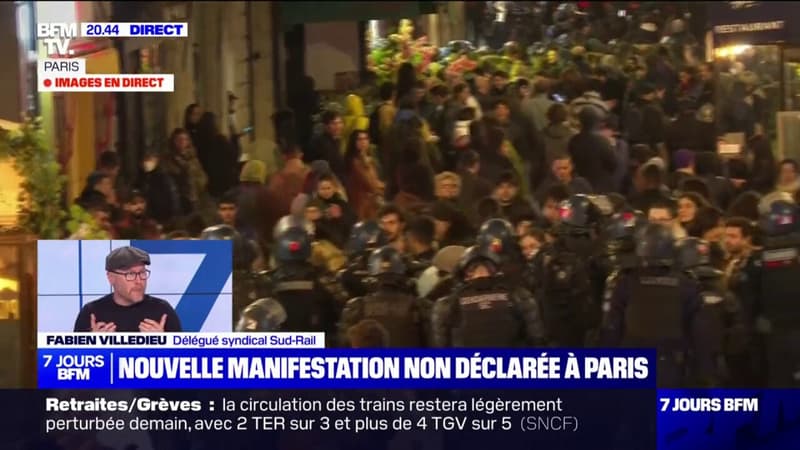 Fabien Villedieu (Sud-Rail): Le 49.3 c'est constitutionnel, mais ce n'est pas démocratique