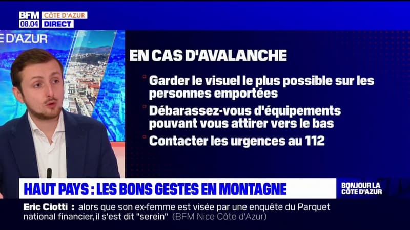 Les bons gestes en montagne pour faire face à un risque d'avalanche
