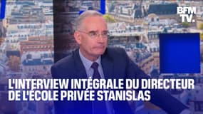 L'interview en intégralité du directeur de l'école privée Stanislas, Frédéric Gautier