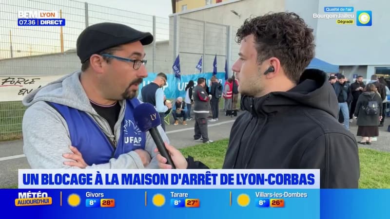 Un blocage à la maison d'arrêt de Lyon-Corbas