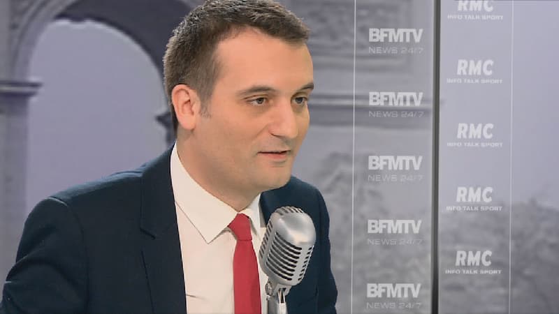 Le vice-président du FN, Florian Philippot, était l'invité de Jean-Jacques Bourdin ce lundi à 8h35 sur BFMTV et RMC.