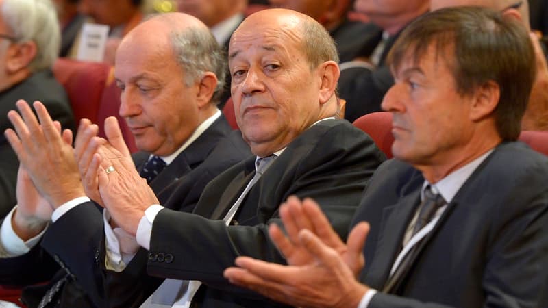 Nicolas Hulot et Jean-Yves Le Drian