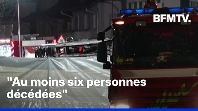 Un incendie dans un autocar en Suisse fait au moins six morts et des blessés