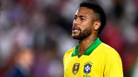 Neymar avec la sélection du Brésil, le 10 septembre 2019