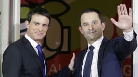 Manuel Valls et Benoît Hamon.