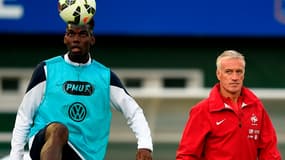 Paul Pogba et Didier Deschamps