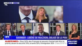Story 3 : Barnier, libéré de Macron, obligé de Le Pen - 06/09