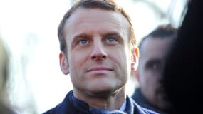 Emmanuel Macron le 10 février 2017 à Montlouis-sur-Loire