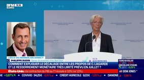 Philippe Gudin (Barclays): Comment expliquer le décalage entre les propos de Lagarde et le resserrement monétaire très limité prévu en juillet ? - 29/06