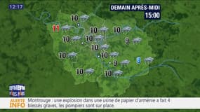 Météo Paris-Ile-de-France du lundi 30 janvier 2017: Une température en forte hausse mais un temps pluvieux