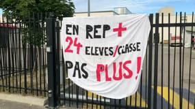 Les professeurs du collège Henri Barbusse sont en grève depuis la rentrée.
