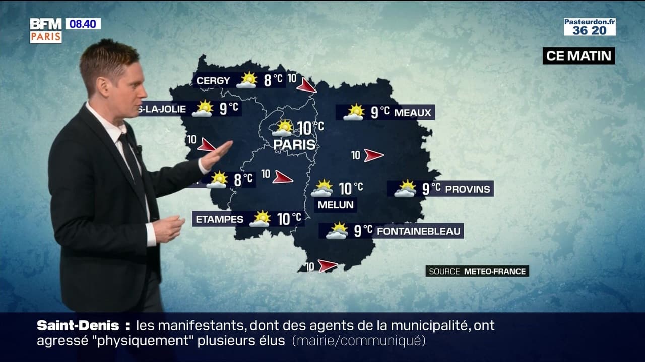 Météo ParisIle de France du 10 octobre Des éclaircies avec des