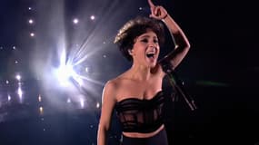 Barbara Pravi en direct sur la scène de l'Eurovision
