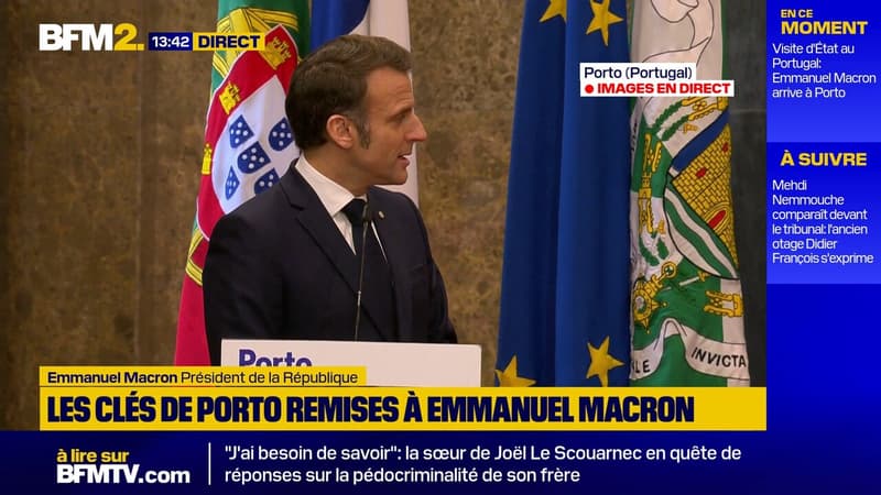 Macron au Portugal: 