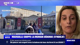 "Pour 77 places, nous avons 82 corps": Audrey Jolibois (FO AP-HM) évoque la saturation des morgues des hôpitaux Nord et Timone à Marseille