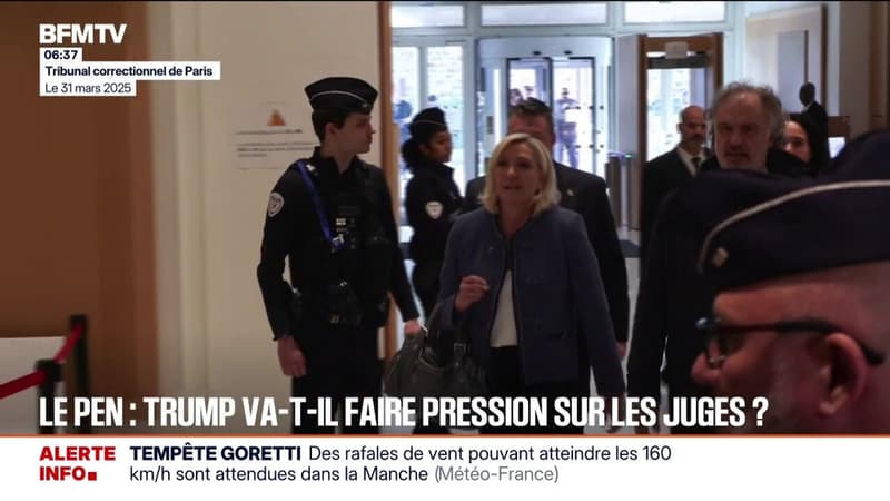 Procès du RN: le président du tribunal de Paris met en garde contre une éventuelle "ingérence" américaine