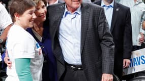 George W. Bush et son épouse Laura. 