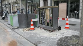 Boulevard de Sébastopol, à Paris, où deux policiers ivres ont causé un accident mortel