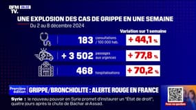 Grippe, bronchiolite: la France en alerte rouge, Santé publique France recommande la vaccination avant les fêtes