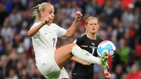 L'attaquante anglaise Beth Mead lors du match d'ouverture de l'Euro 2022 contre l'Autriche.