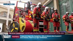 Grève des pompiers: "Nous n'avons aucune nouvelle de Christophe Castaner" dénonce Nicolas Corneloup, du syndicat Force Ouvrière