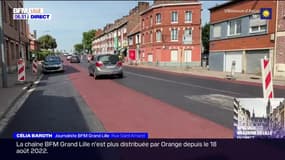 Lille: d'importants travaux rue de Saint-Amand pour laisser la place aux cyclistes
