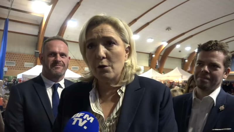 Retraites: Marine Le Pen affirme que la réunion entre Élisabeth Borne et les syndicats ne 