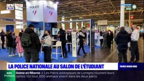 La Police nationale au salon de l'étudiant de Paris