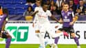 Bertrand Traoré lors du match OL-Toulouse, le 18 décembre 2019