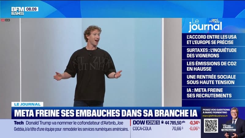 Après avoir recruté plus de 50 talents, Meta freine ses embauches dans sa branche IA