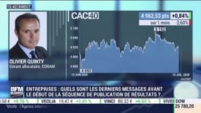 Olivier Quinty (EDRAM): Les derniers messages avant le début de la séquence de publication des résultats pour les entreprises - 10/07