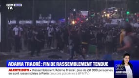 Manifestation pour Adama Traoré: des tensions à la fin du rassemblement