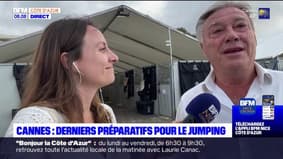 Cannes: derniers préparatifs pour le Jumping International