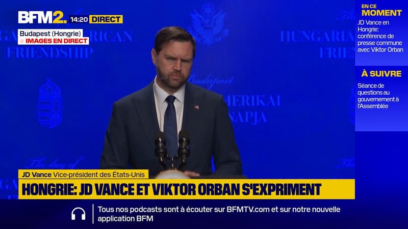 JD Vance: "C'est drôle quand j'entends des gens accuser mon président [Donald Trump] d'être pro-Russie"