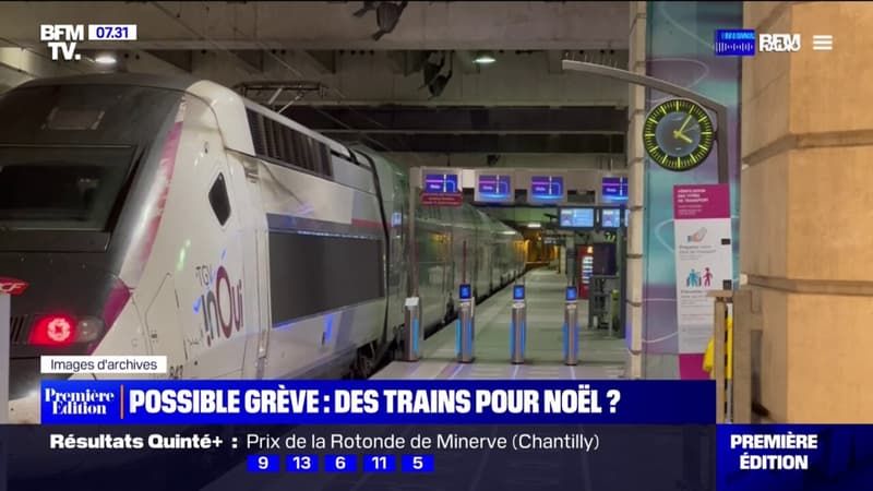 SNCF: une menace de grève menace sur les vacances de Noël