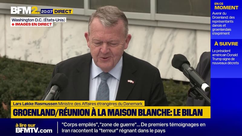 "Il est clair" que Donald Trump "a le désir de conquérir le Groenland", reconnaît un ministre danois