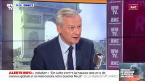 Bruno Le Maire: "L'inflation restera élevée en 2022, elle baissera progressivement à partir de 2023"