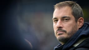 Nicolas Seube lors d'un match de Coupe de France entre Caen et Le Havre, le 7 janvier 2024.