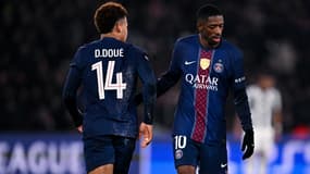 Ousmane Dembélé et Désiré Doué, le 28 janvier 2026.