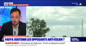 Subvention aux anti-éoliennes: "Xavier Bertrand a écouté les gens qui vivent au plus près de ces éoliennes", pour Thomas Fabre candidat dans le 1ere circonscription du Nord