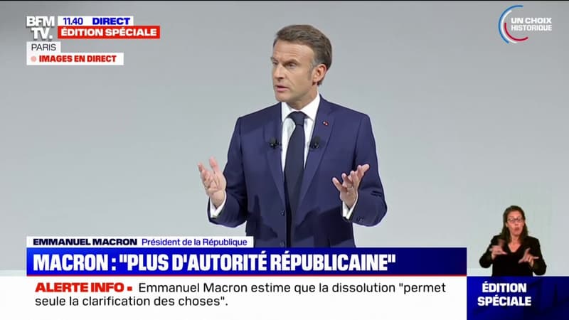 Emmanuel Macron souhaite 