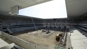 Le nouveau stade bordelais en construction