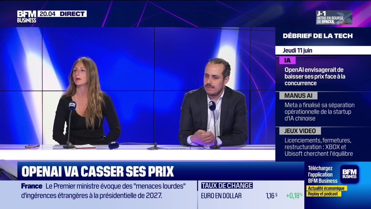 OpenAI va casser ses prix - 11/06