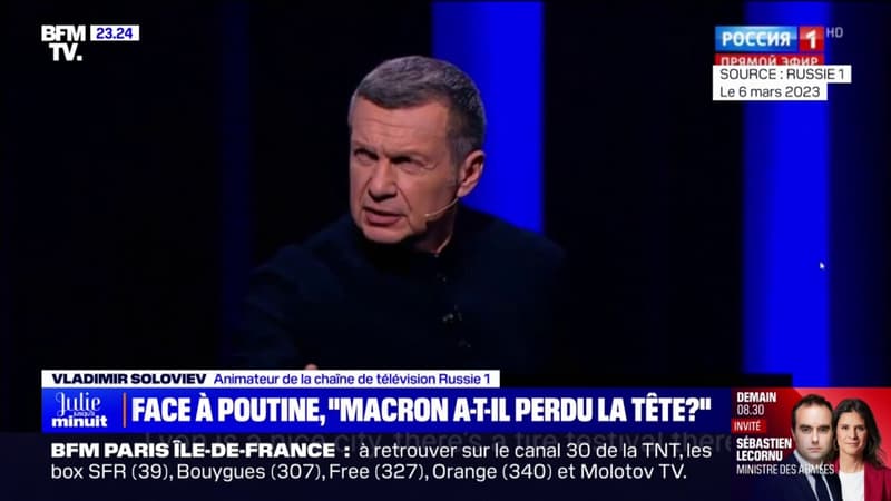 Guerre en Ukraine: la télévision russe menace à nouveau la France