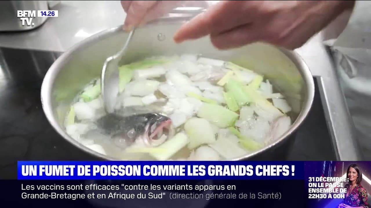 Cuisinez fêtes réalisez un fumet de poisson comme les grands chefs