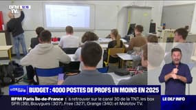 "Michel Barnier est en train de sacrifier l''Éducation nationale": 4.000 postes d'enseignants en moins dans le budget 2025 