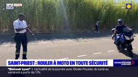 Saint-Priest: une opération de prévention organisée par la police pour rouler à moto 