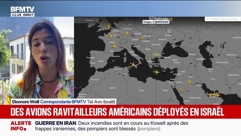Guerre en Iran: des avions ravitailleurs américains déployés en Israël