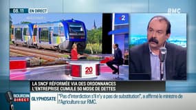 Philippe Martinez sur RMC: "Il faut une réforme de la SNCF, mais pas celle-là"